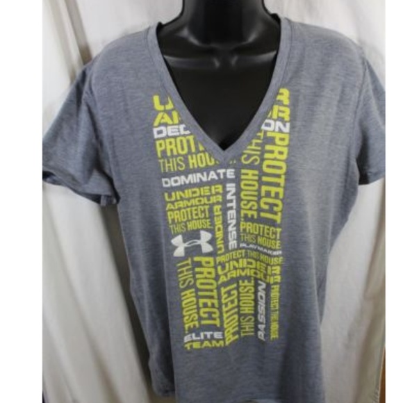Under Armour Tops - Under Armour HeatGear short sleeve V-neck L